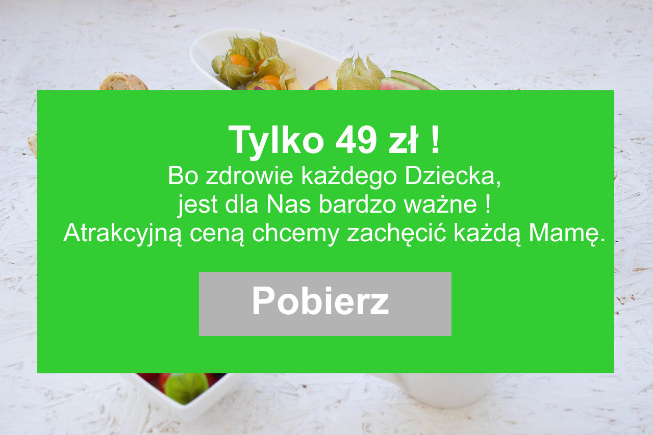 E-book przepisy dla dzieci tylko 49 zł